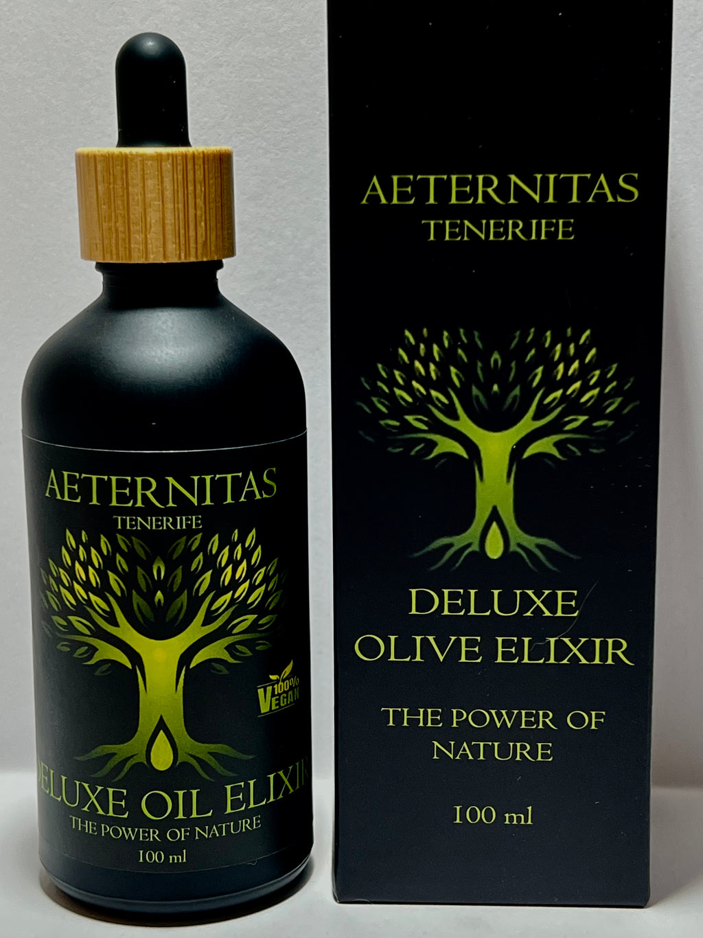 Aeternitas Deluxe OLIVE ELIXIR - Elixir de Oliva para consumo diario - 100 ml