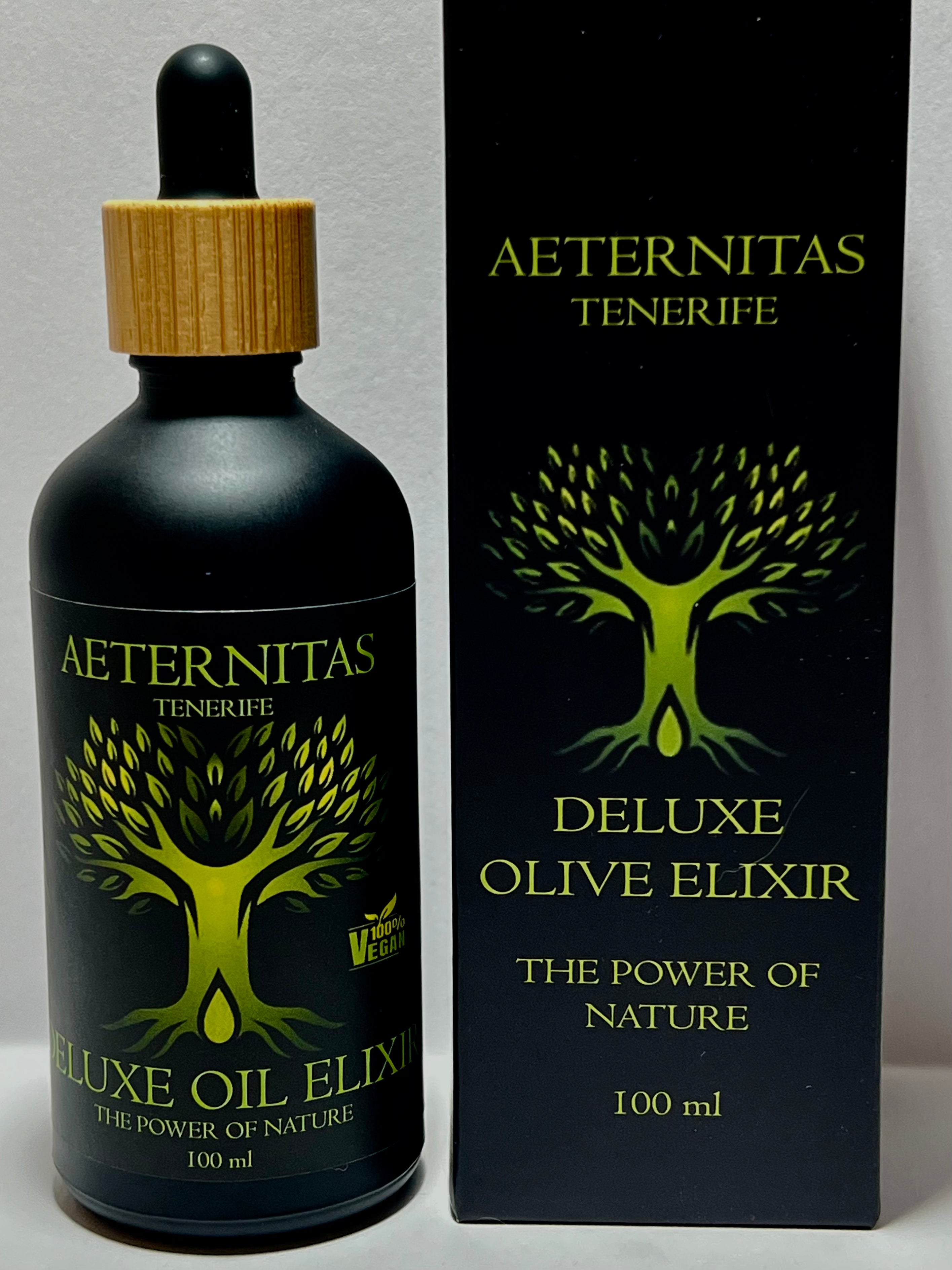 Aeternitas Deluxe OLIVE ELIXIR - Elixir de Oliva para consumo diario - 100 ml